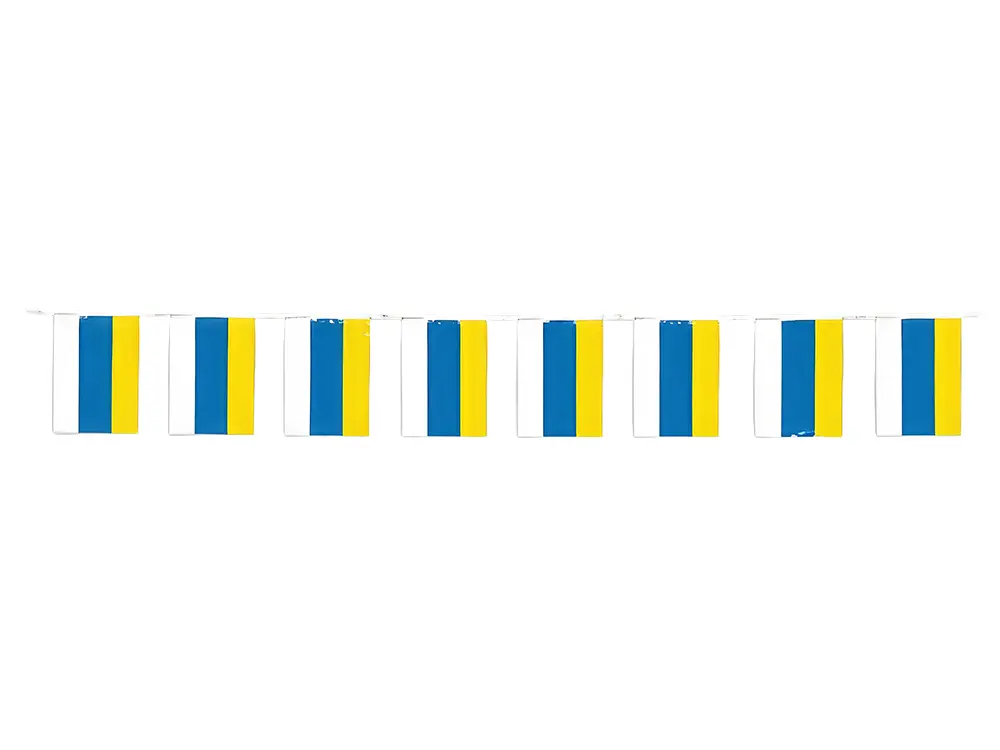 Pose med 50 m flag fra De Kanariske Øer, plastik, 20 × 30 cm