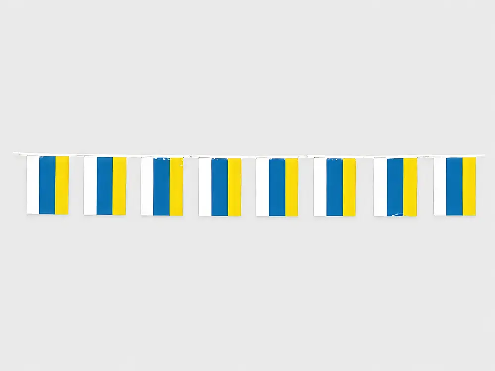 Pose med 50 m flag fra De Kanariske Øer, plastik, 20 × 30 cm