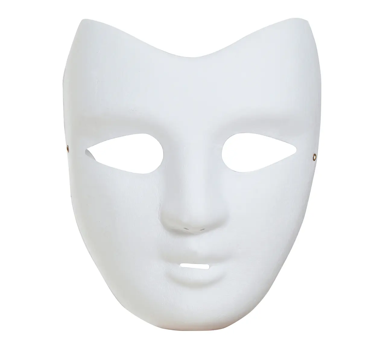 Hvid maske til bemaling
