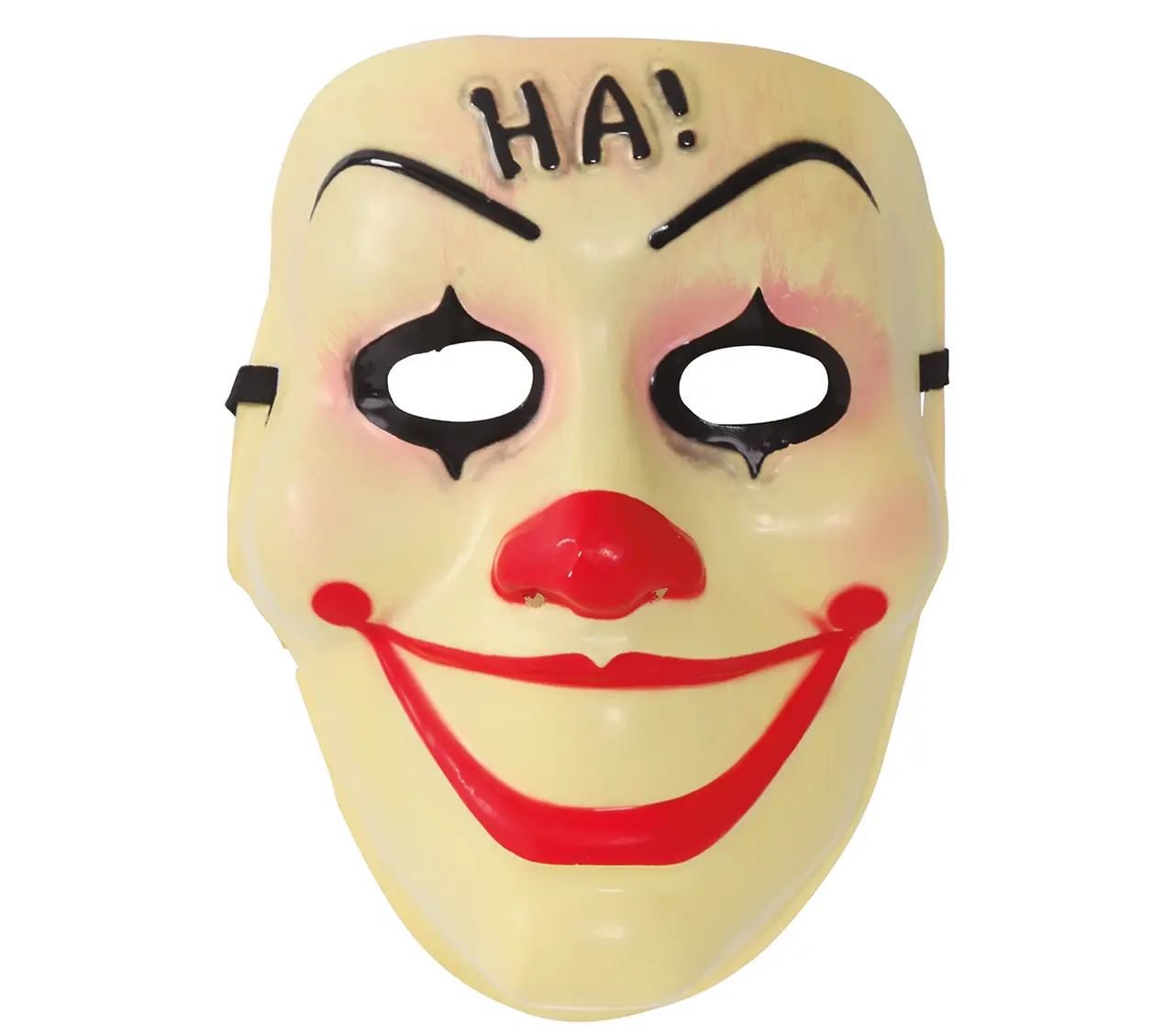 Klovnemaske "HA!", PVC