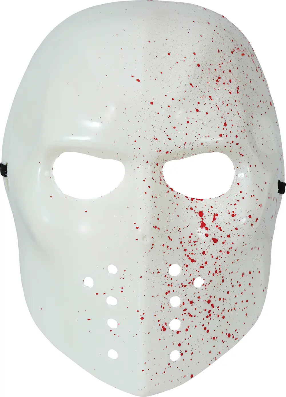 Hvid blodig hockeymaske, PVC