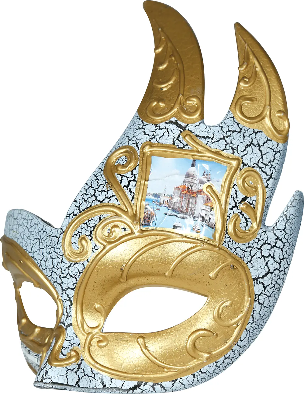 Bemalet venetiansk maske til voksne