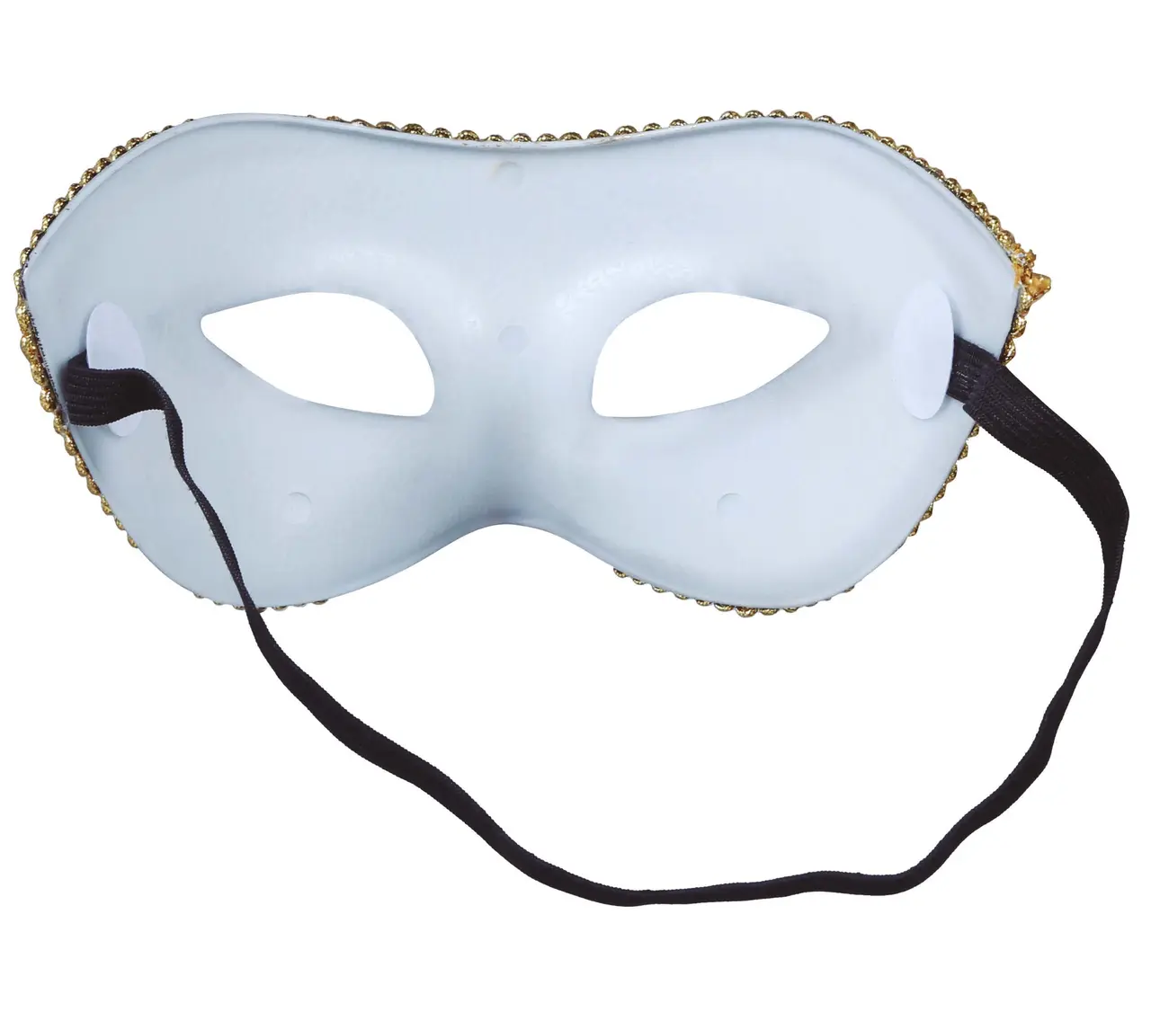 Sort og hvid venetiansk maske