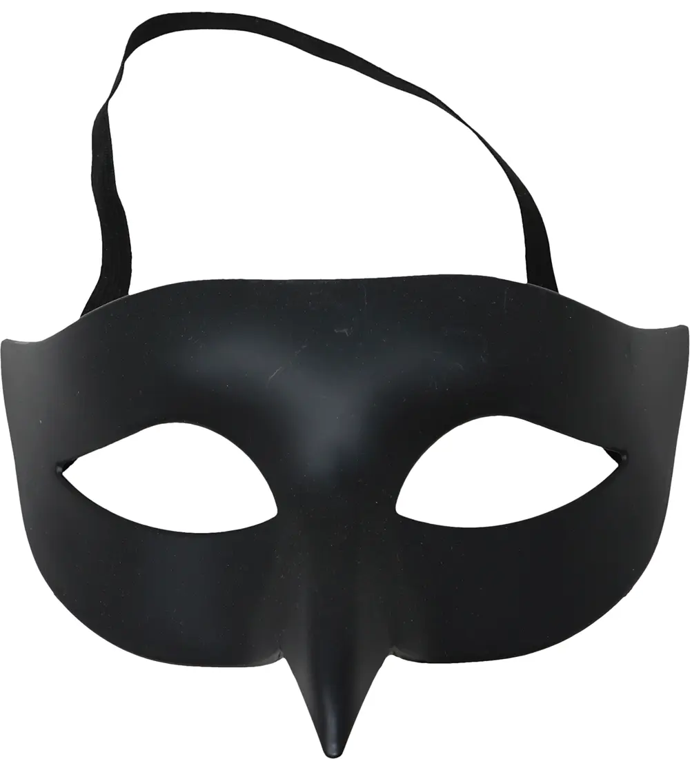 PVC-maske, sort
