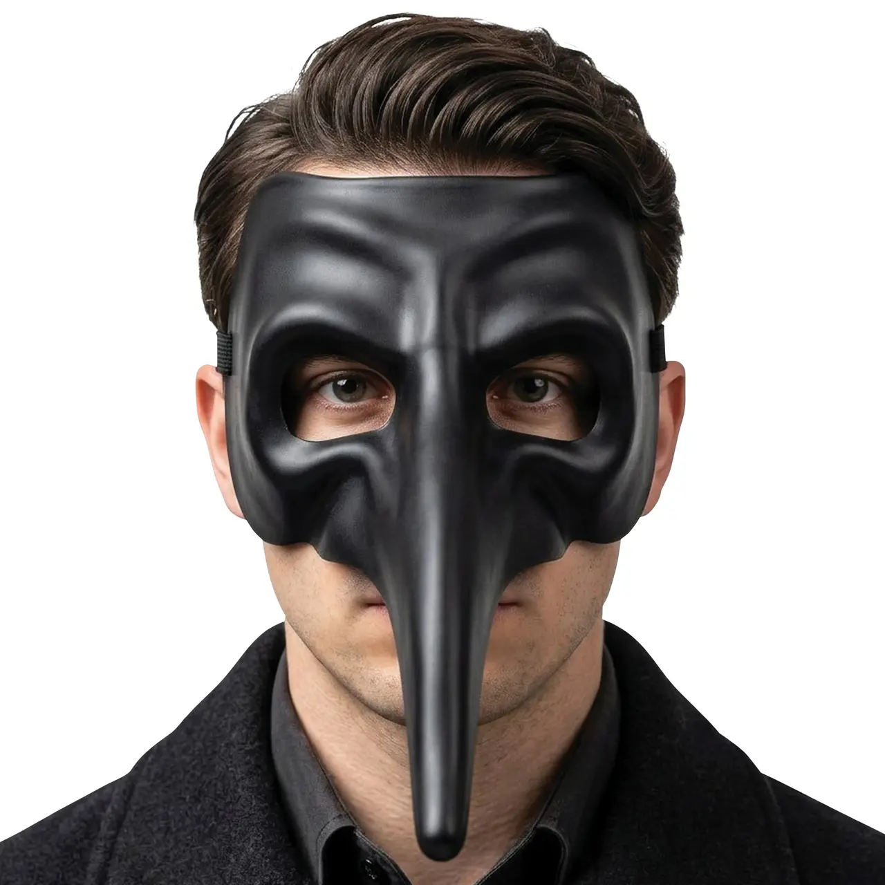 Venetiansk maske, sort