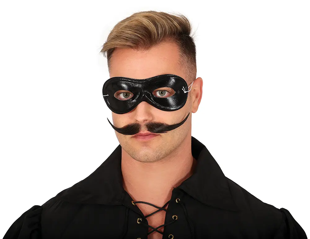 Sort pierrotmaske