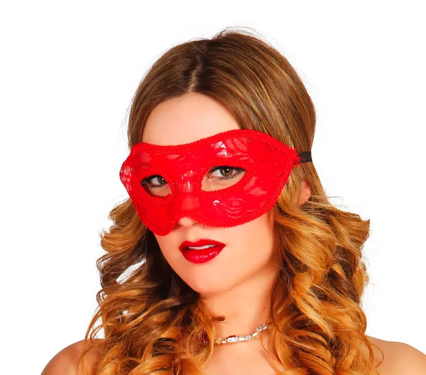 Rød maske