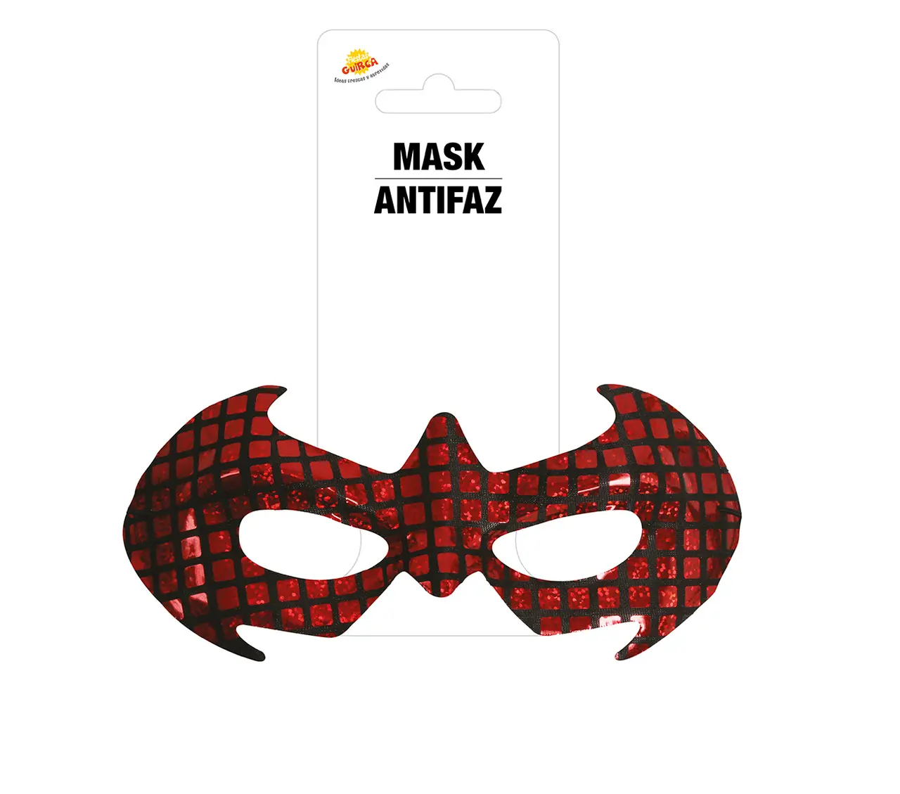 Rød superheltemaske