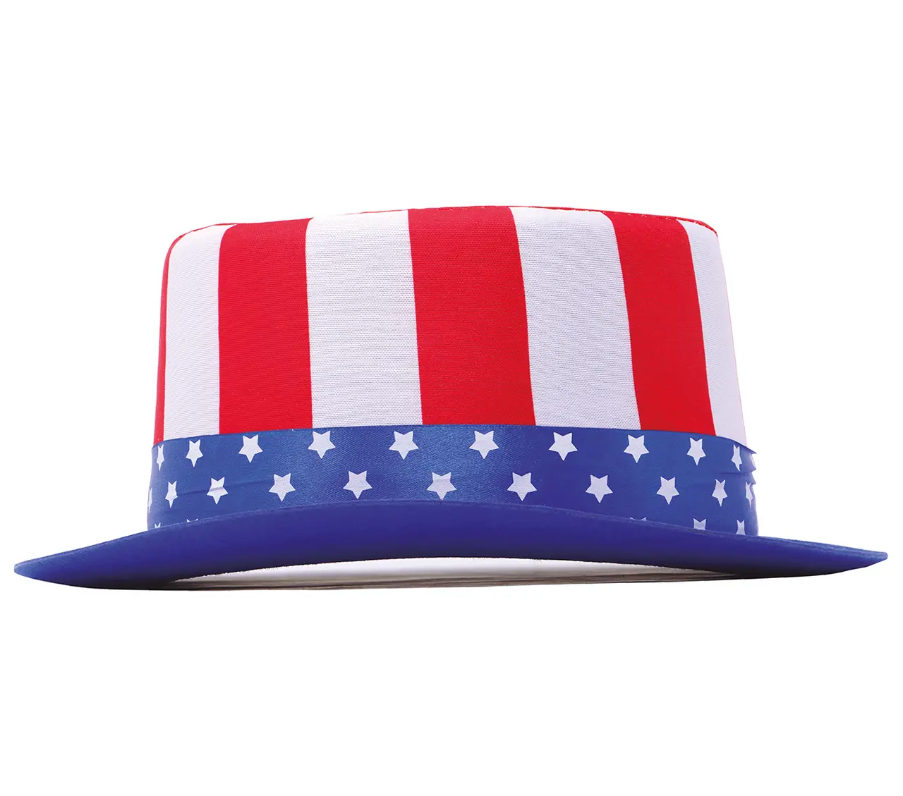 Høj hat med amerikansk flag