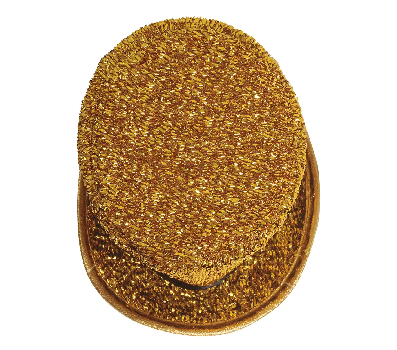 Mini høj hat, blank guld