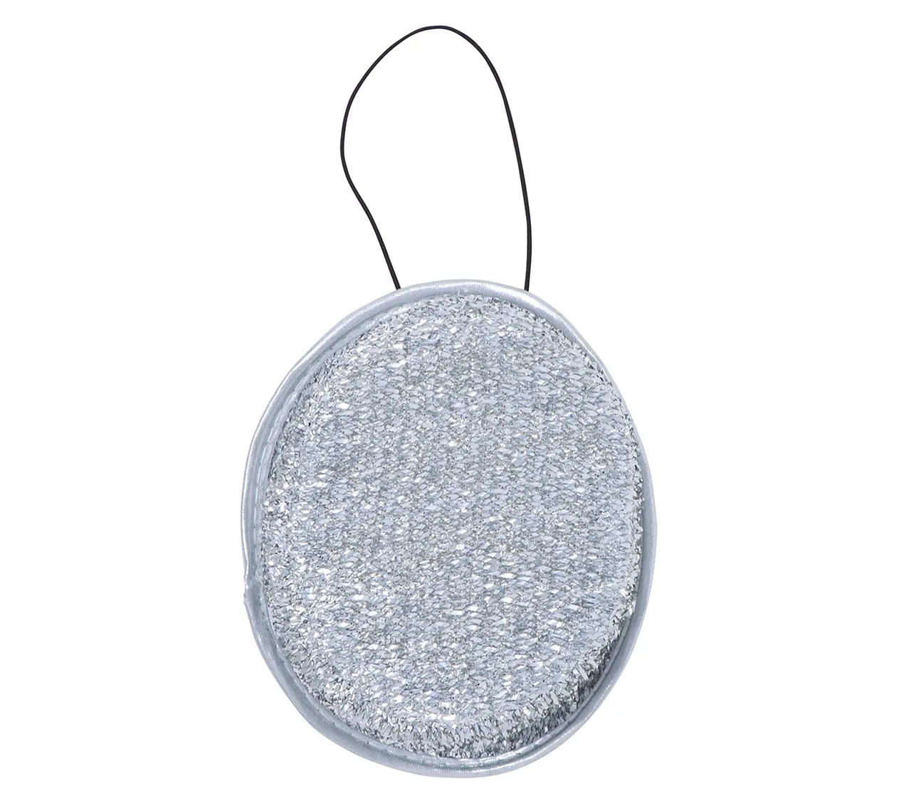 Mini høj hat, blank sølv