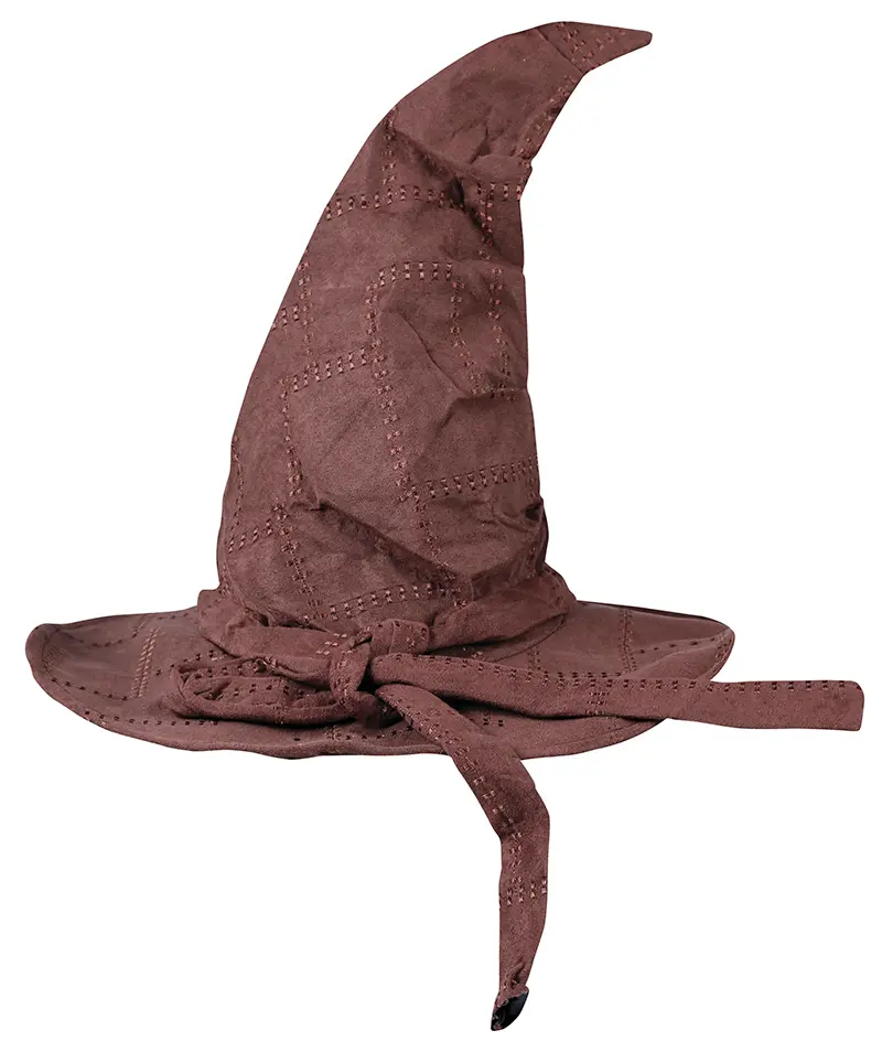 Brun troldmandshat til børn
