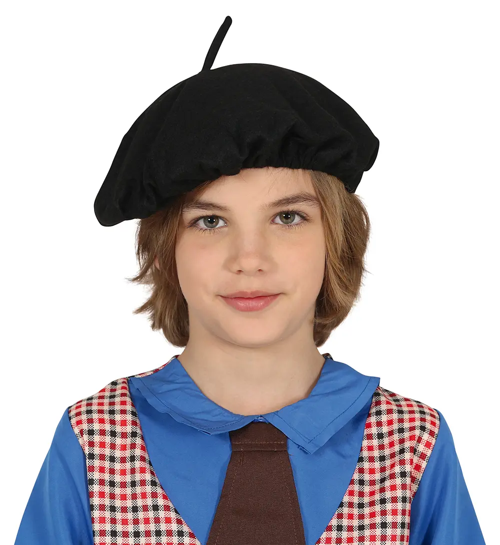 Sort baret til børn