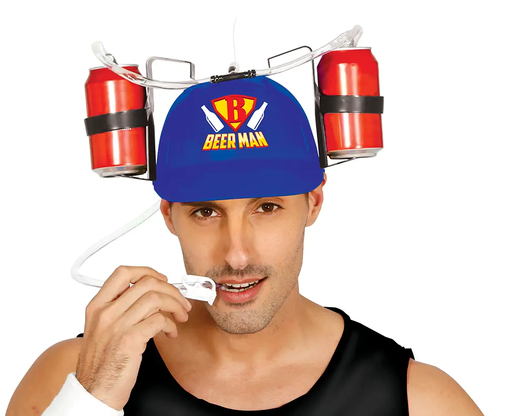 Drikkehjelm "Beer Man"