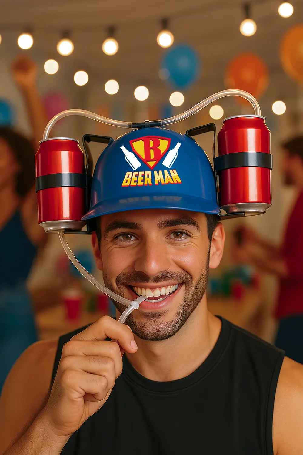 Drikkehjelm "Beer Man"