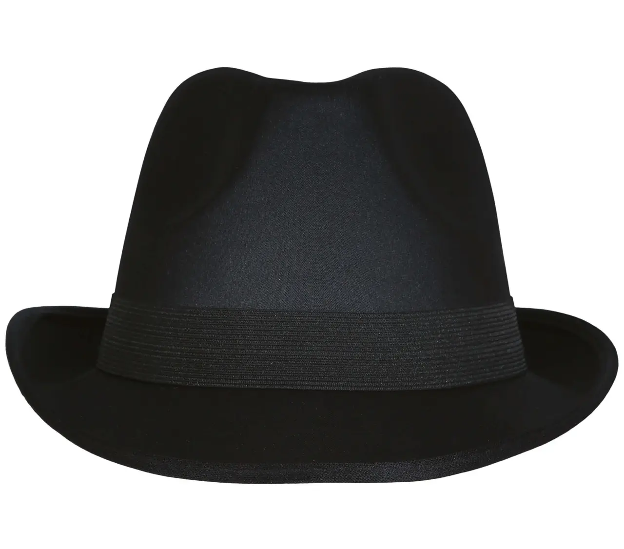 Sort gangsterhat, ca. 28,9 cm