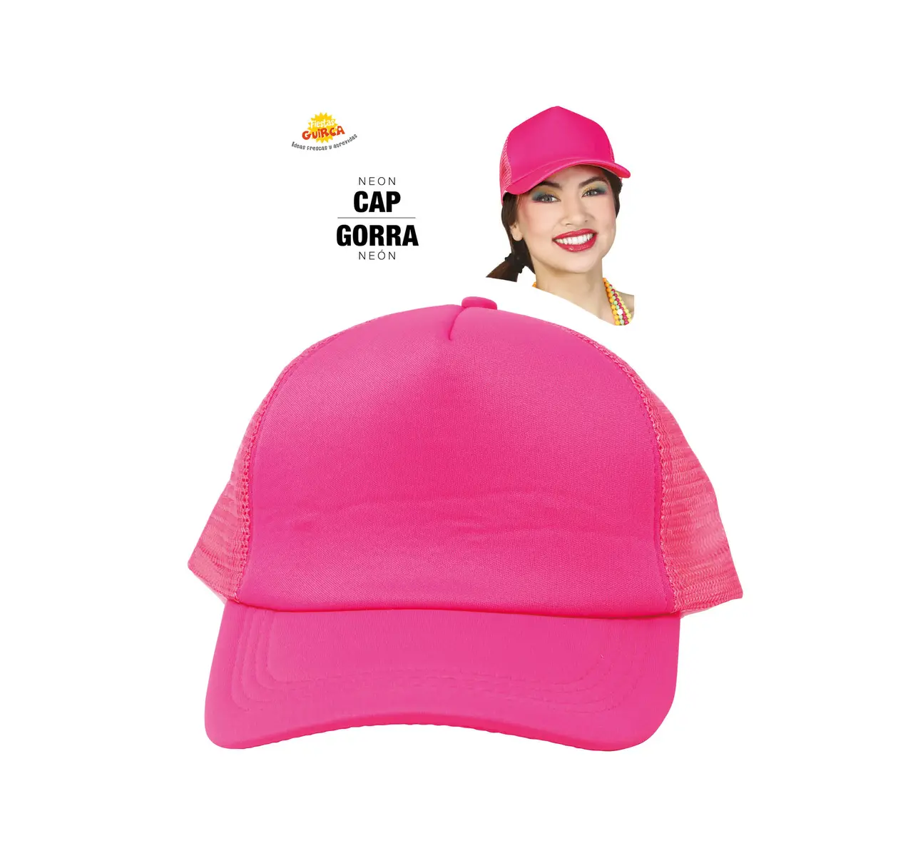 Lyserød neonkasket