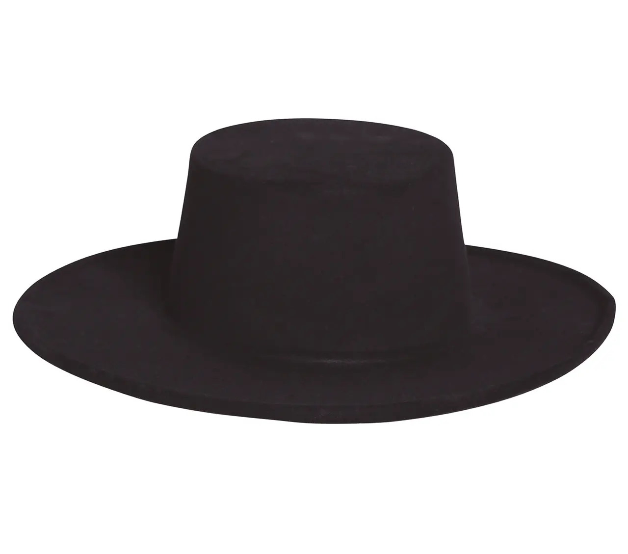 Sort flamencohat i flock