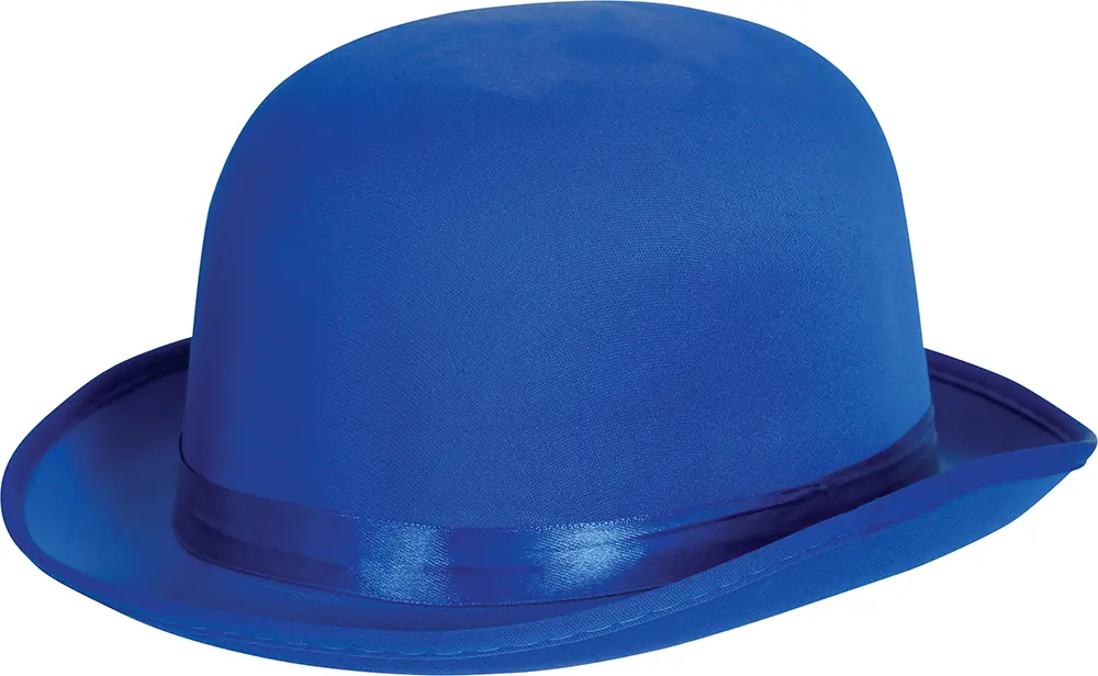 Blå bowlerhat i høj kvalitet