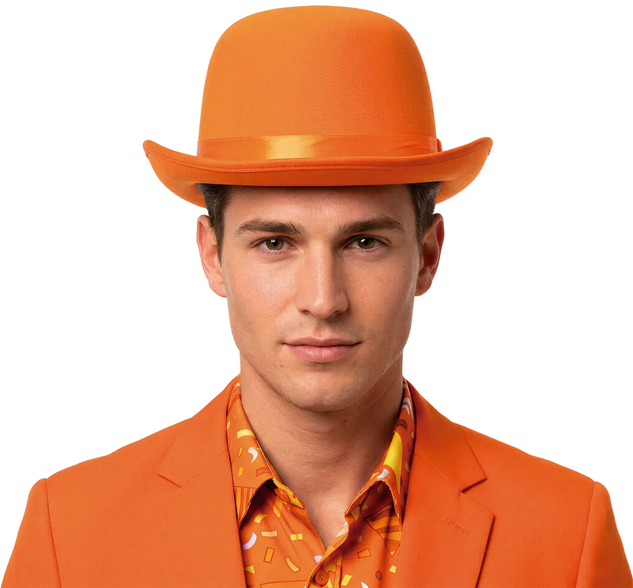 Orange bowlerhat i høj kvalitet