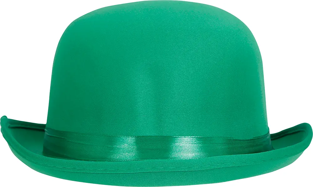 Grøn bowlerhat i høj kvalitet