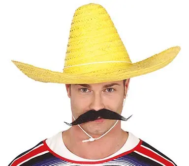 Mexicansk hat, gul, 50 cm