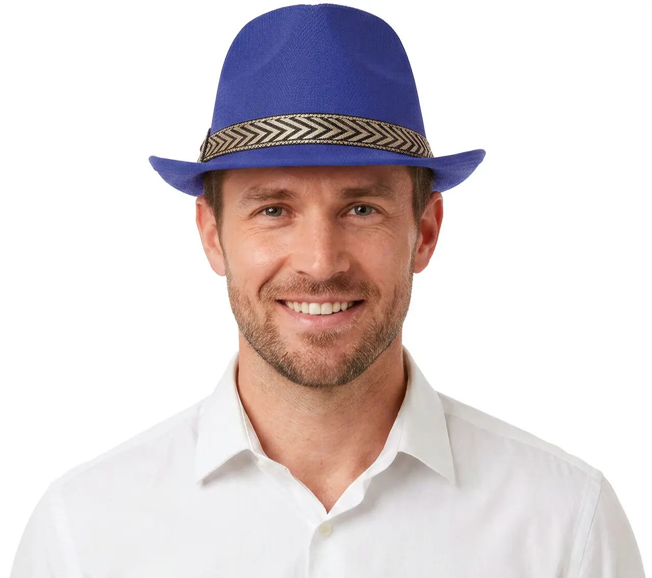 Blå gangsterhat