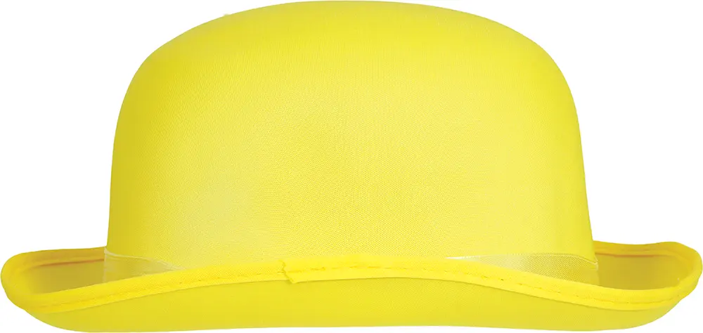 Gul bowlerhat, høj kvalitet