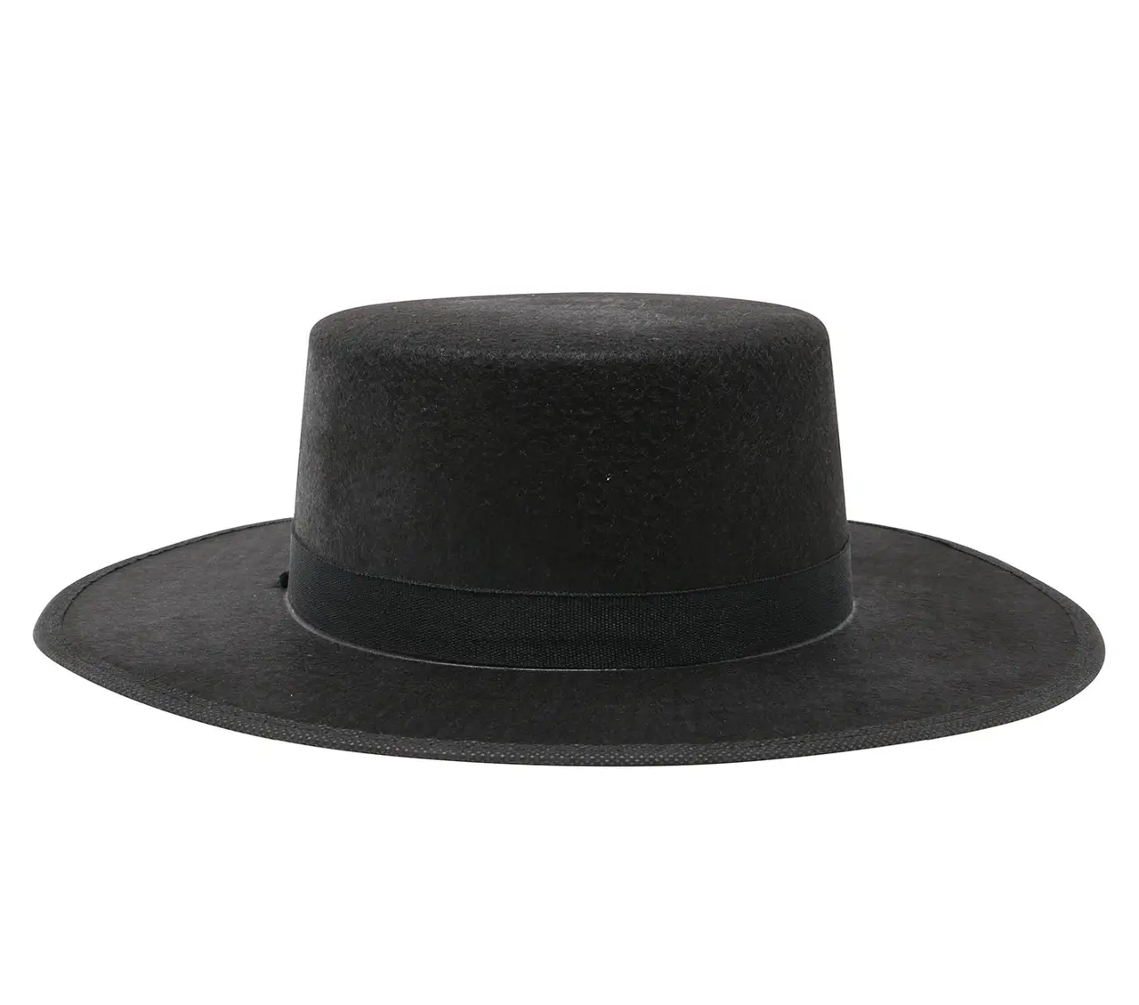 Sort flamencohat i filt