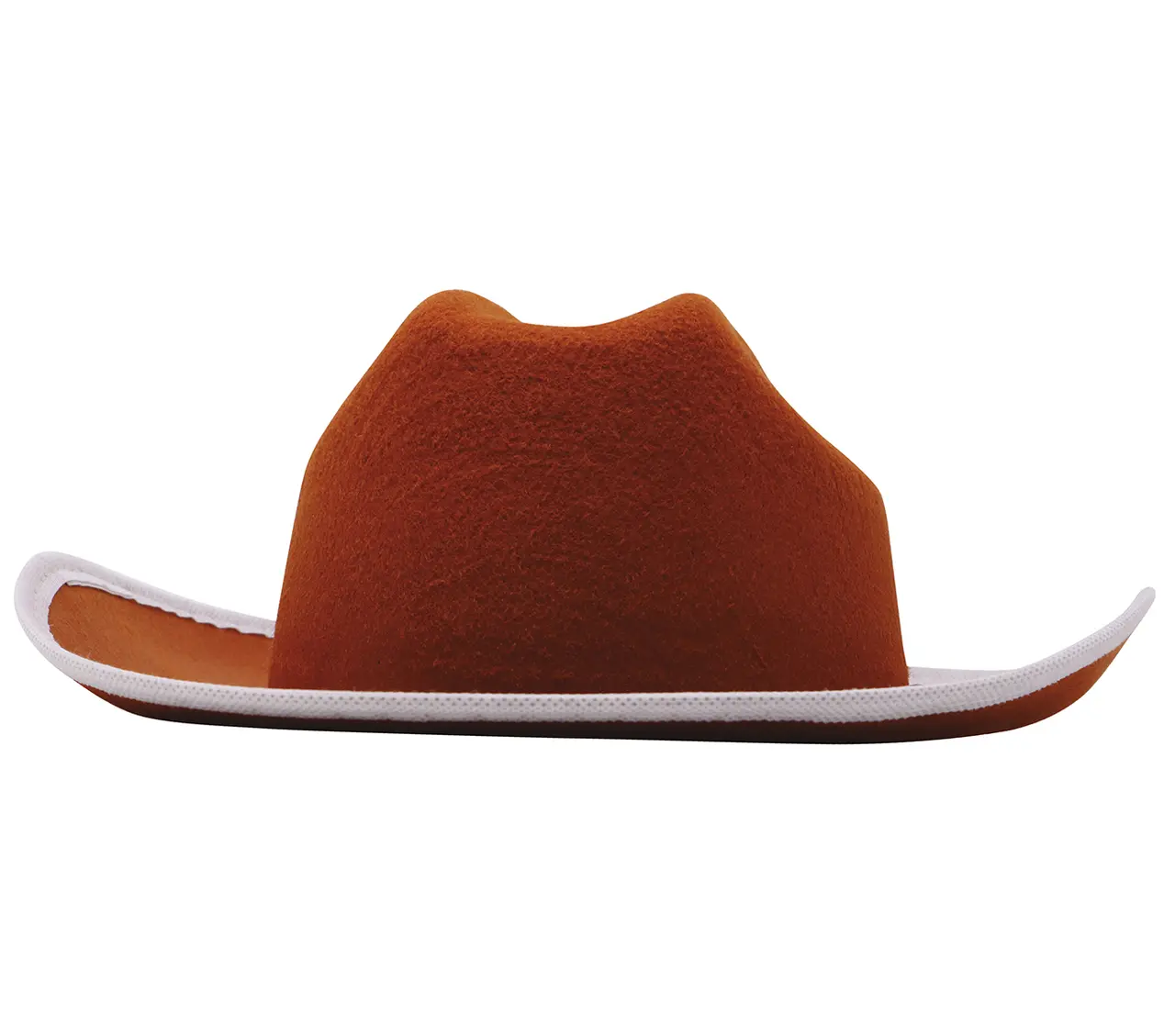 Brun cowboyhat i filt til børn, ca. 31,8 cm