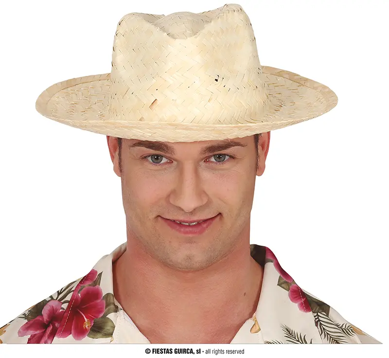 Sommerhat i strå