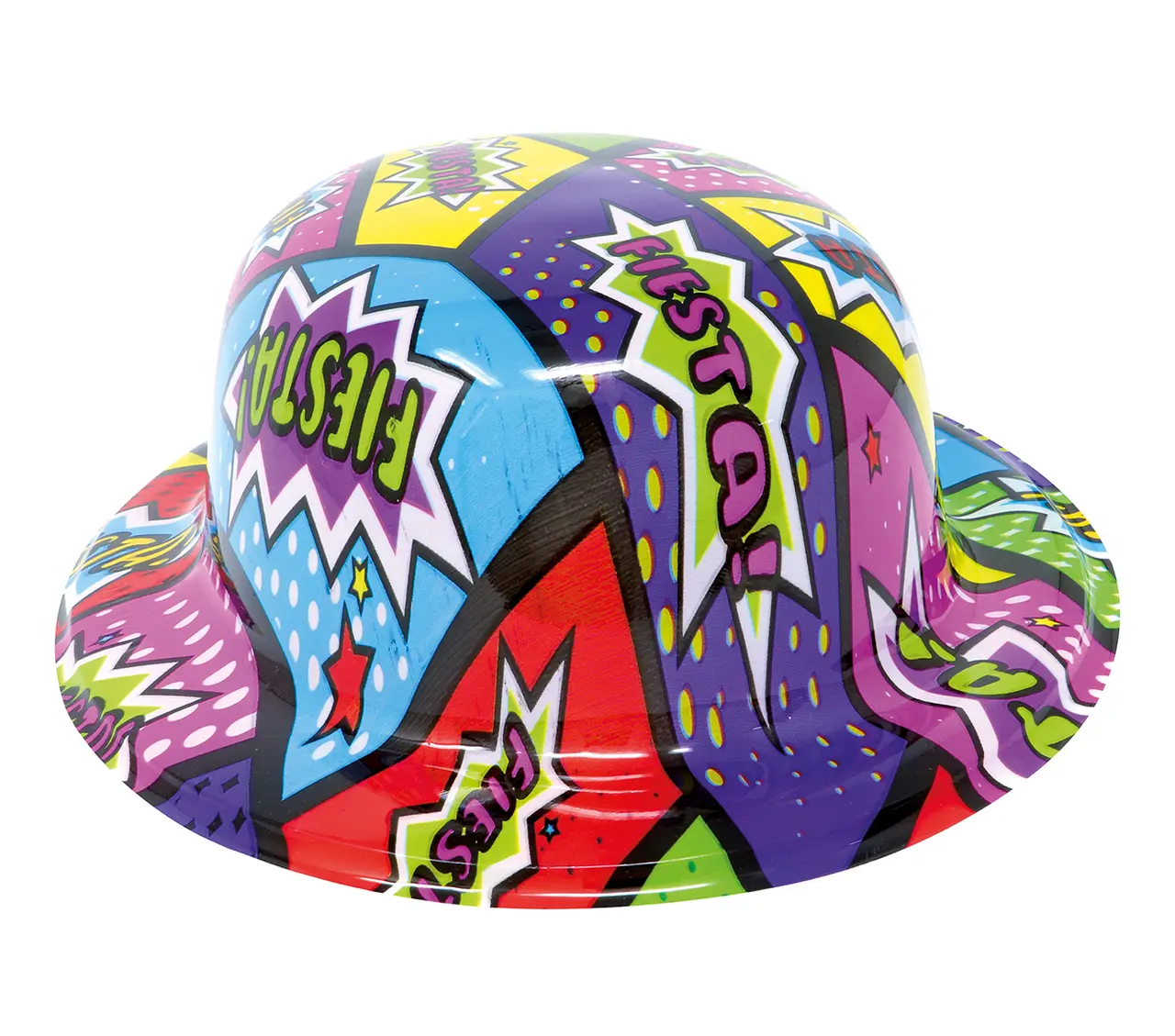 Farvet bowlerhat, PVC