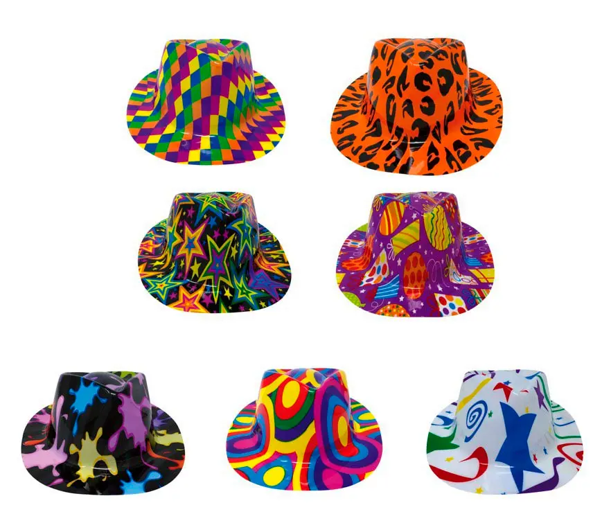Farvet gangsterhat, PVC