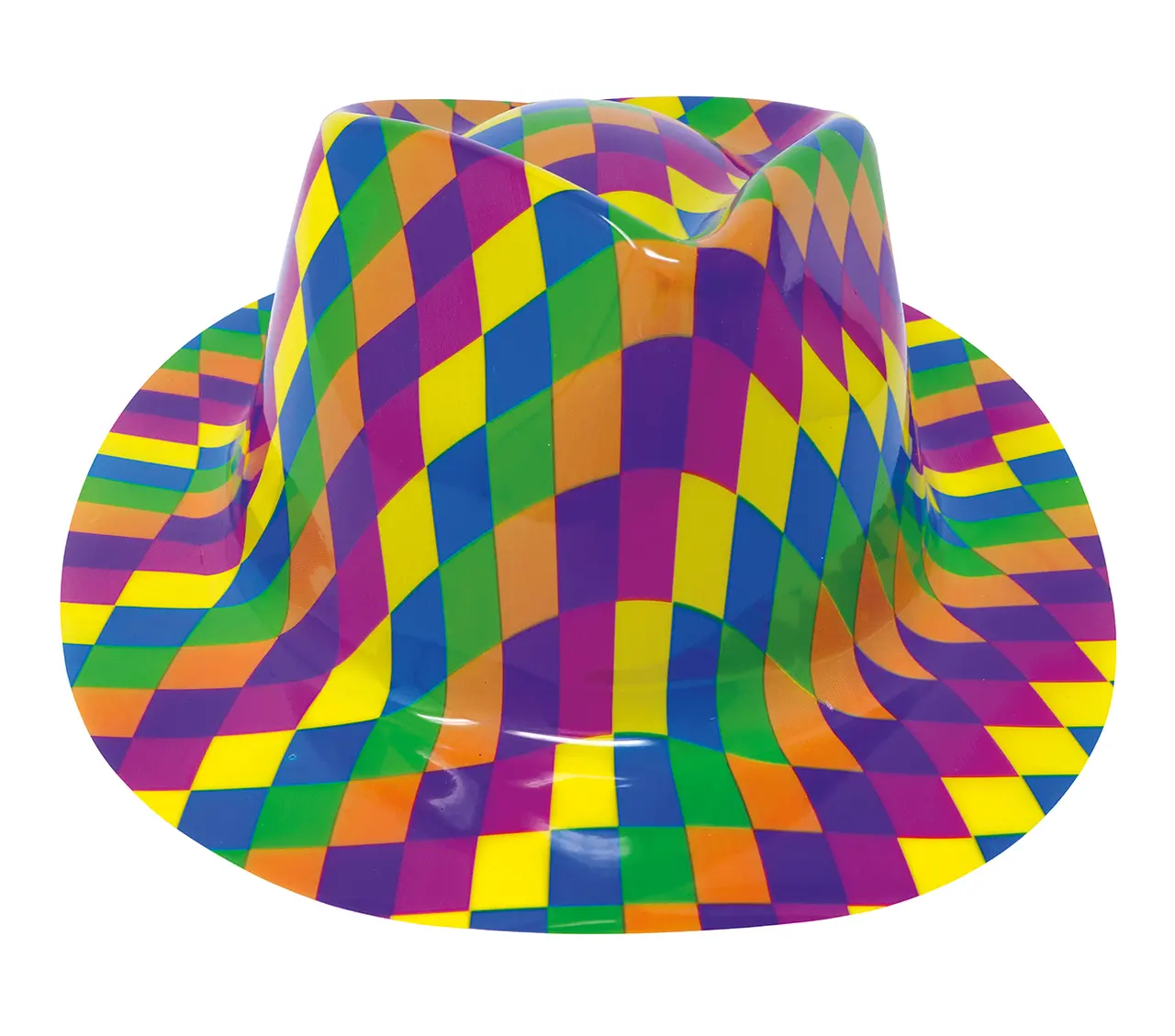 Farvet gangsterhat, PVC
