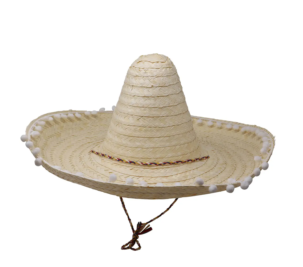 Mexicansk stråhat 50 cm, stråfarvet