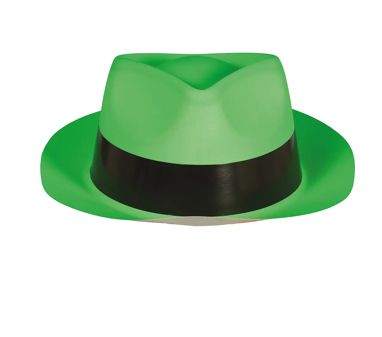 Gangsterhat i plastik, assorterede farver, PVC