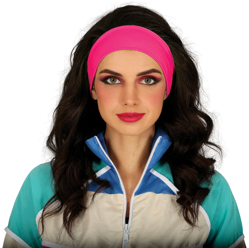 Neonpink pandebånd