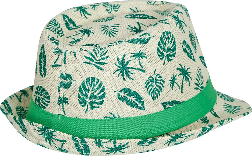 Sommerhat med tropiske blade til voksne