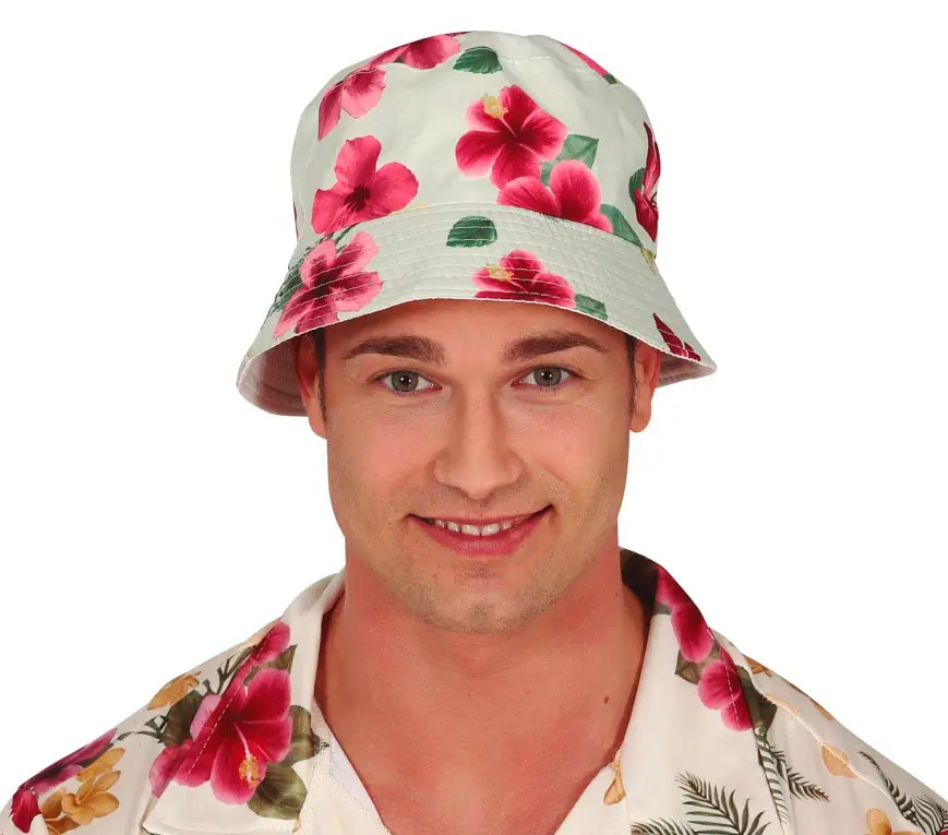 Hawaii-hat med blomster