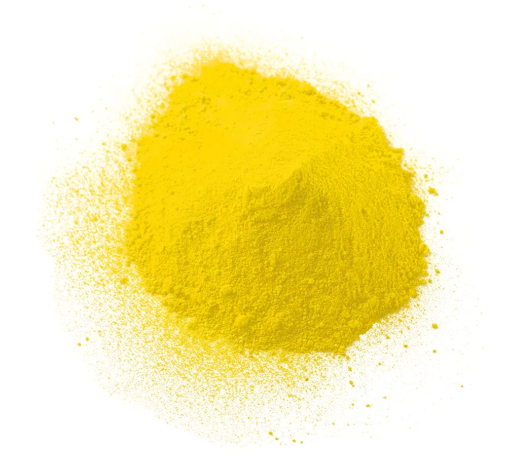 Kanon, 30 cm, med 30 g gult pulver
