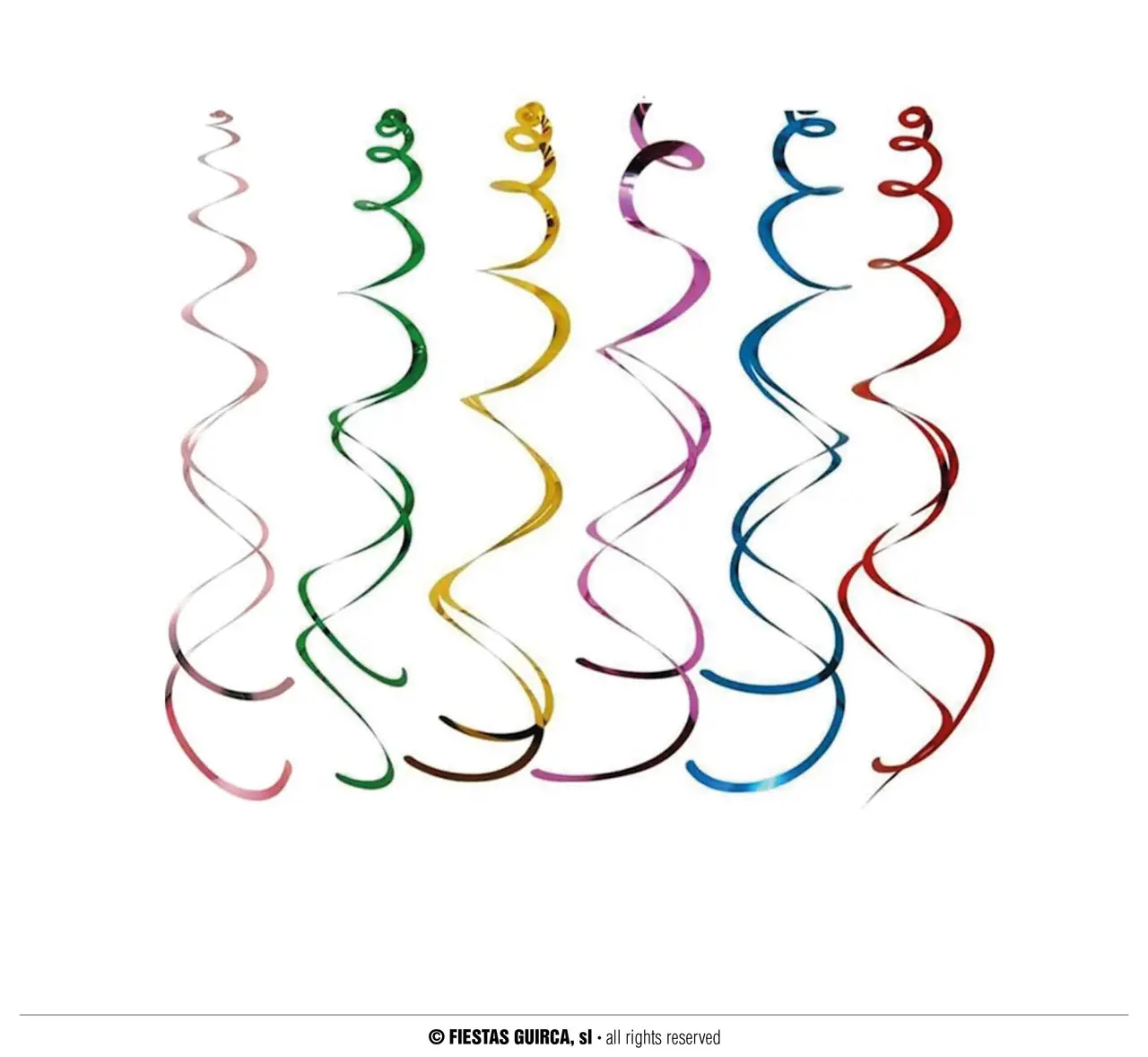 Kanon, 40 cm, med farvede serpentiner
