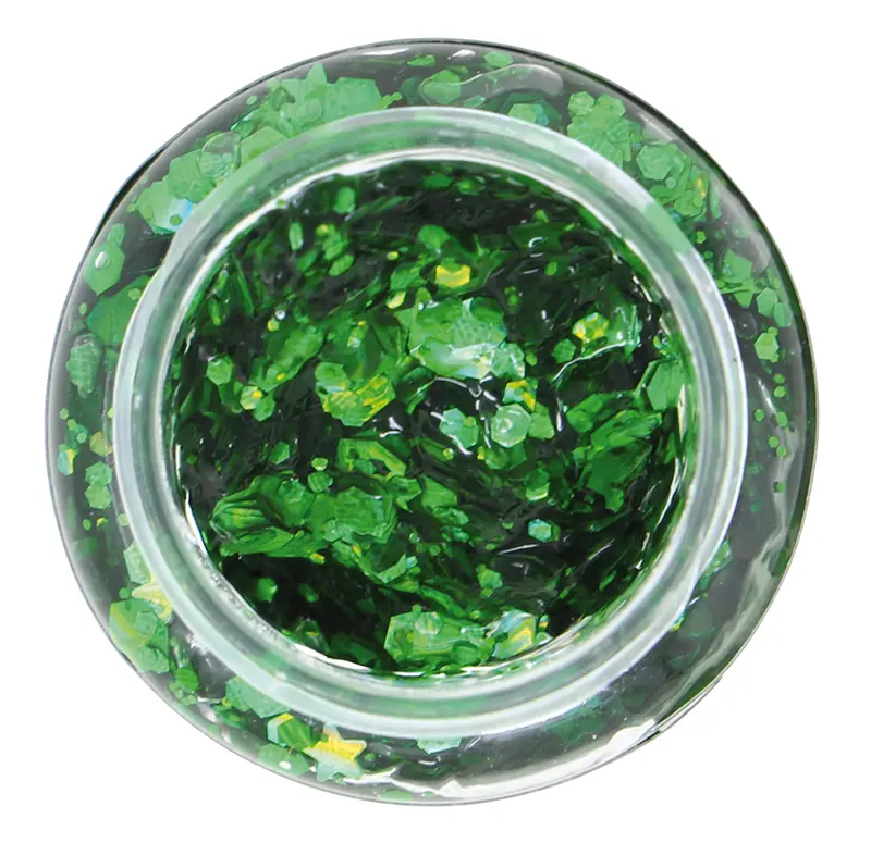 Mørkegrøn glimmergel, 20 g