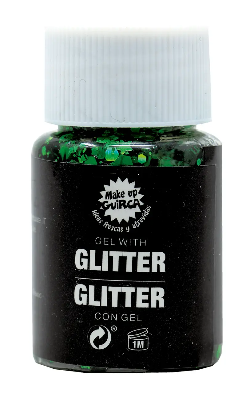 Mørkegrøn glimmergel, 20 g