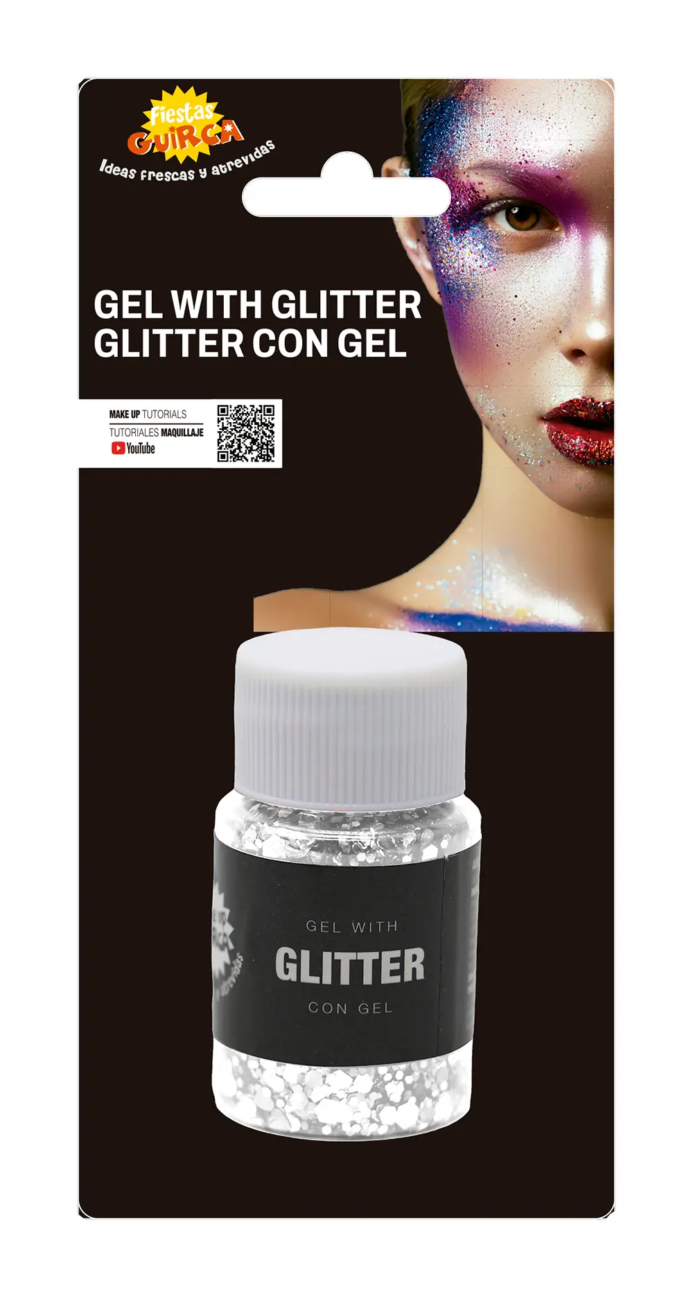 Hvid glimmergel 20 g