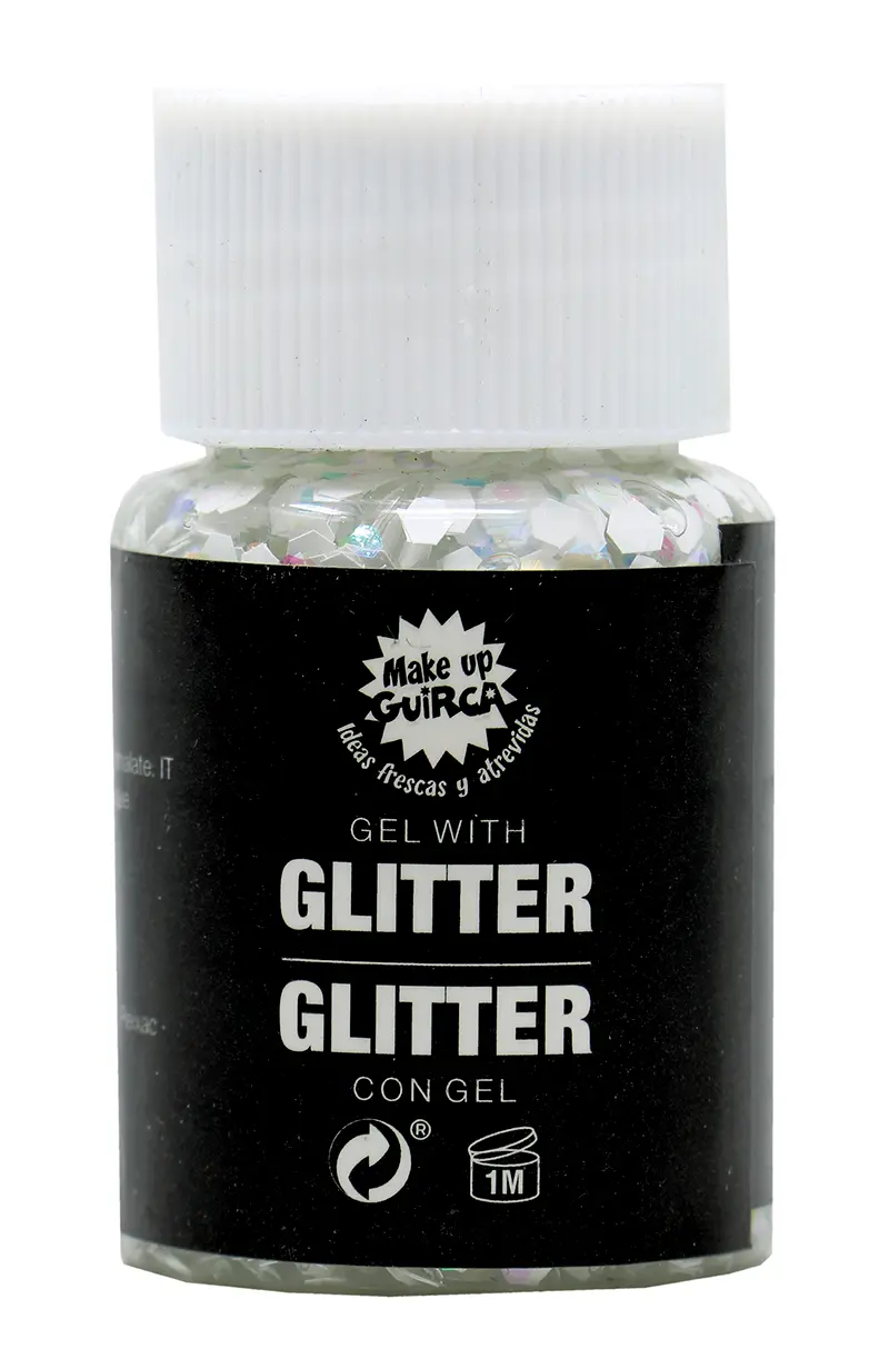 Hvid glimmergel 20 g