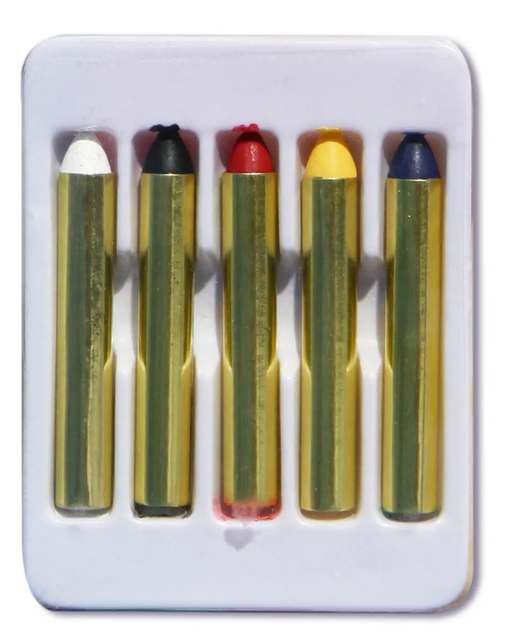 Assorterede sminkestifter, 5 × 1,9 g