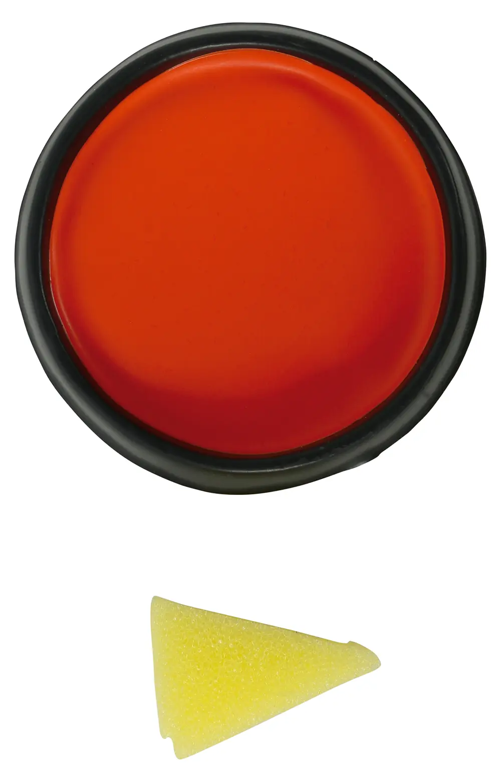 Orange sminke med svamp 9 g