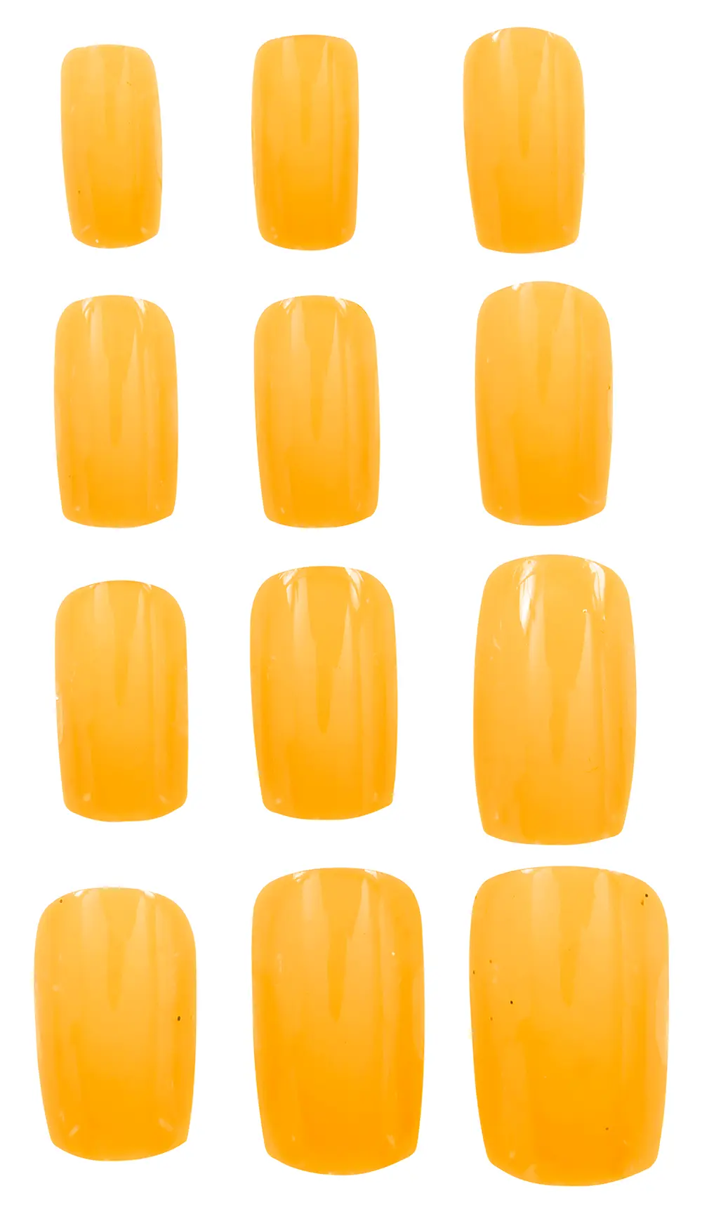 12 neonorange negle til voksne