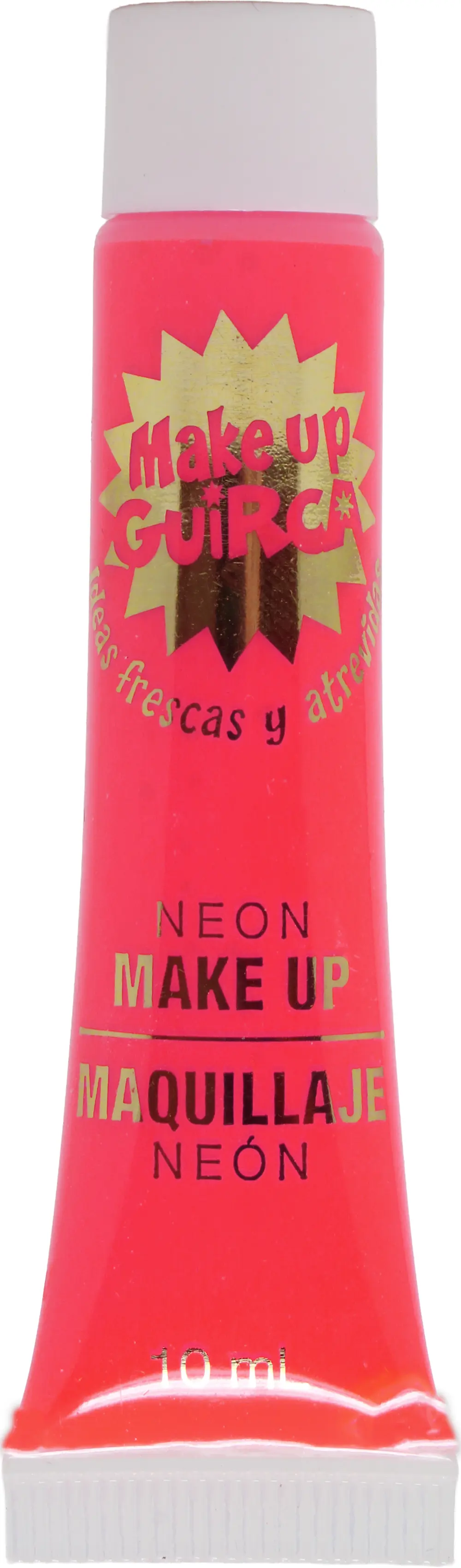 Neonrød sminke i tube, 10 ml