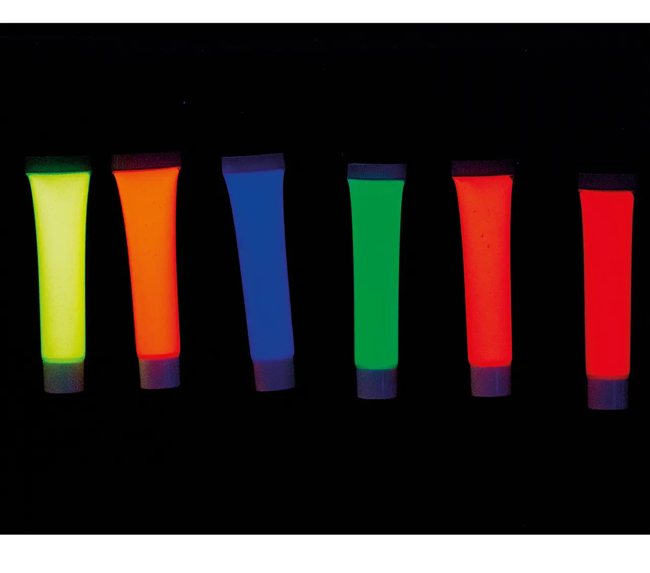Neongrøn sminke i tube, 10 ml